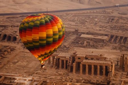 Hot Air Balloon Ride in Luxor, Egypt