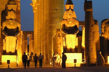 Sound and Light Show at Karnak Temple in Luxor