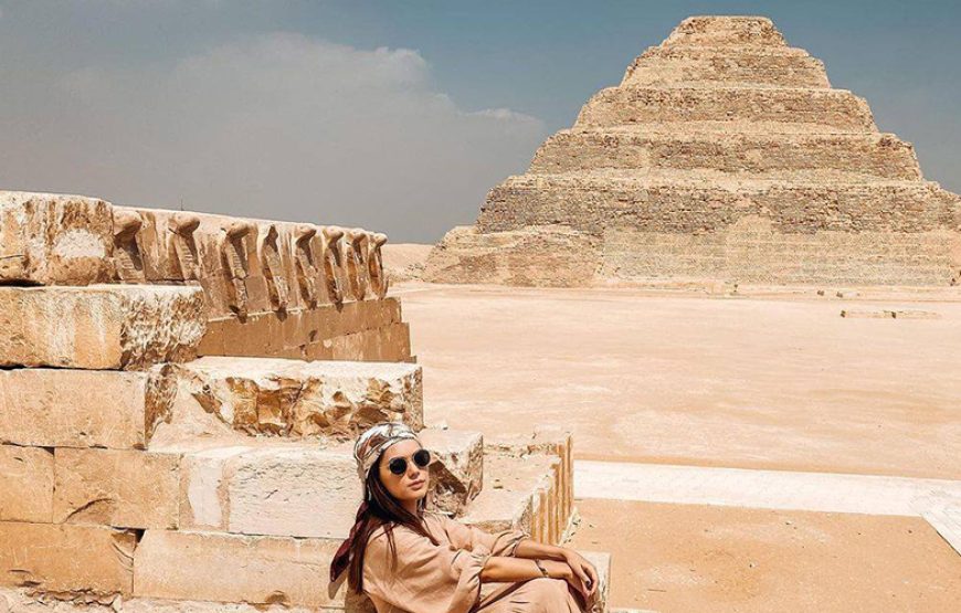 Giza Pyramids, Sphinx, Memphis, and Saqqara